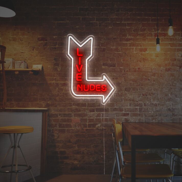 Live Nudes LED Neon Sign