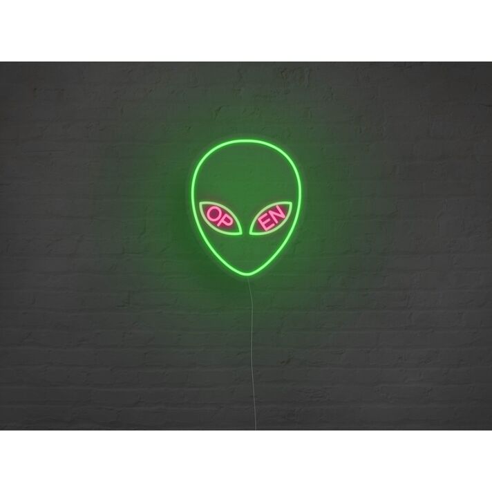 Alien Open Neon Sign