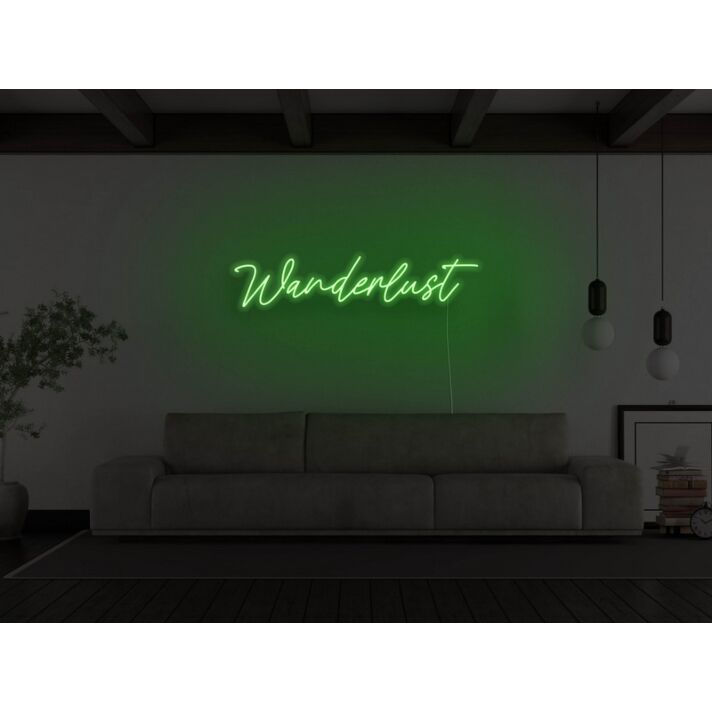 Wanderlust Neon Sign