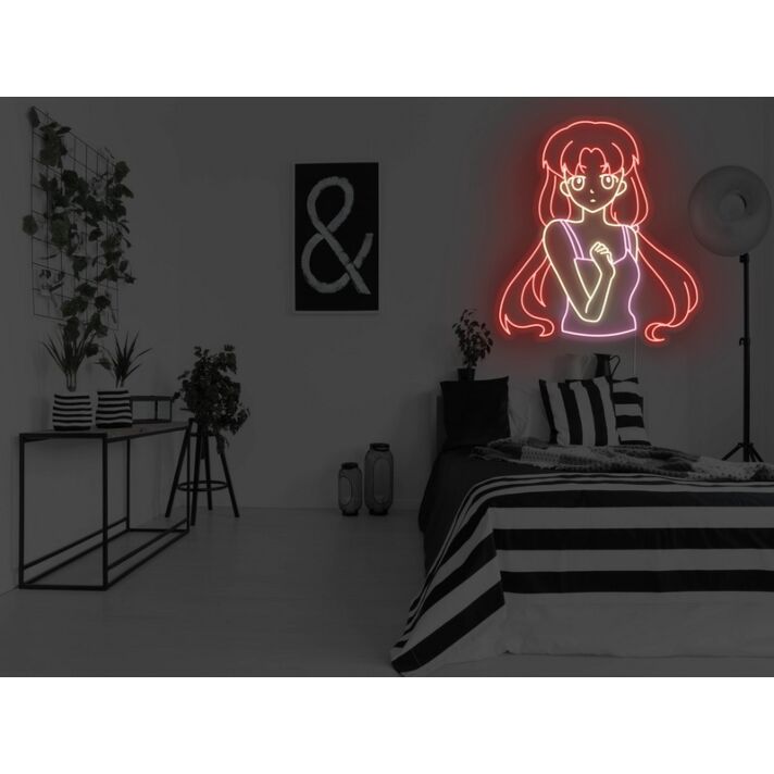 Anime Resolve Girl Neon Sign