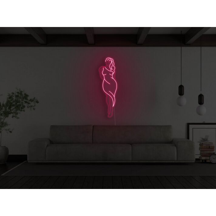 Goddess Figure Neon Sign