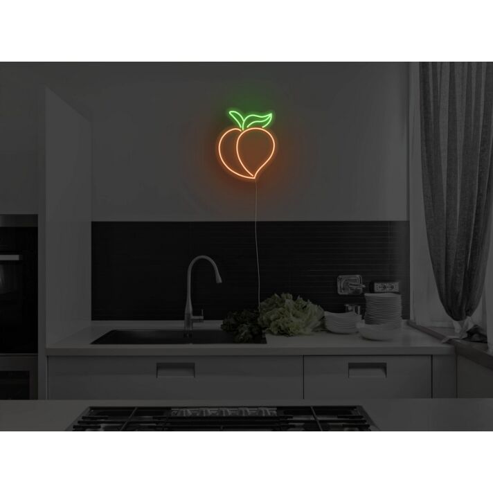 Peach Sign Neon Sign