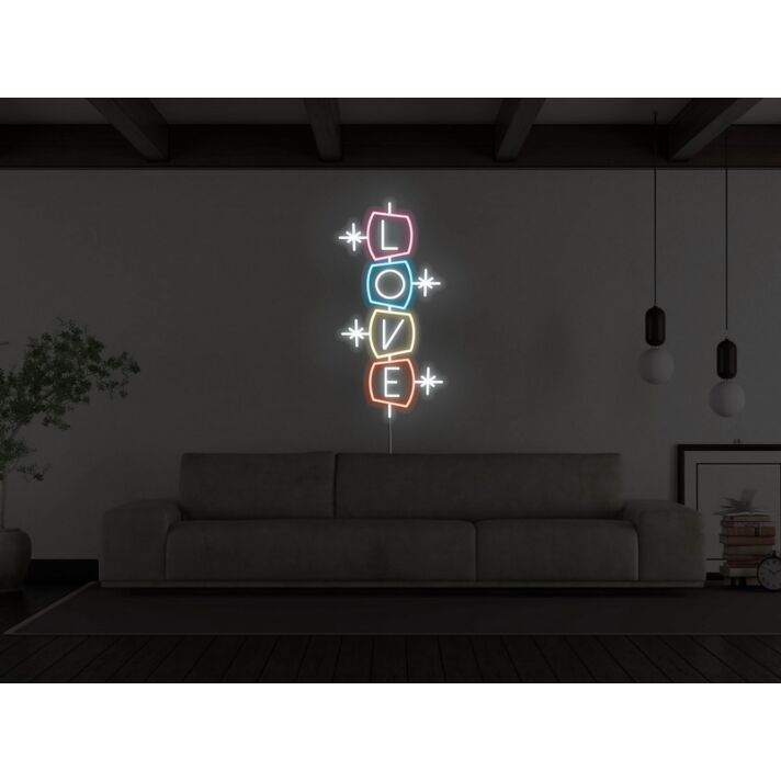 Retro Love Neon Sign
