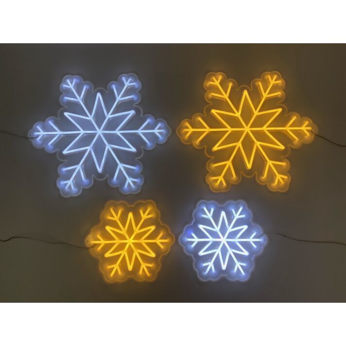 Snowflake Neon Sign