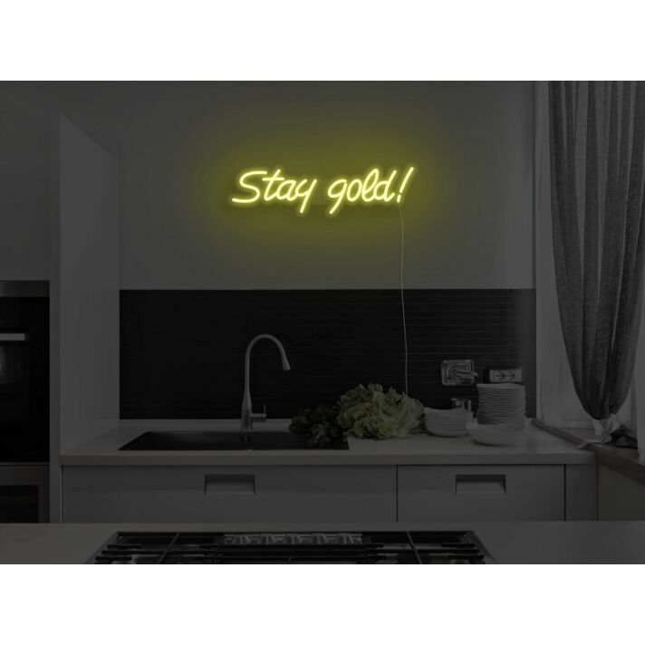 Stay Gold Neon Sign