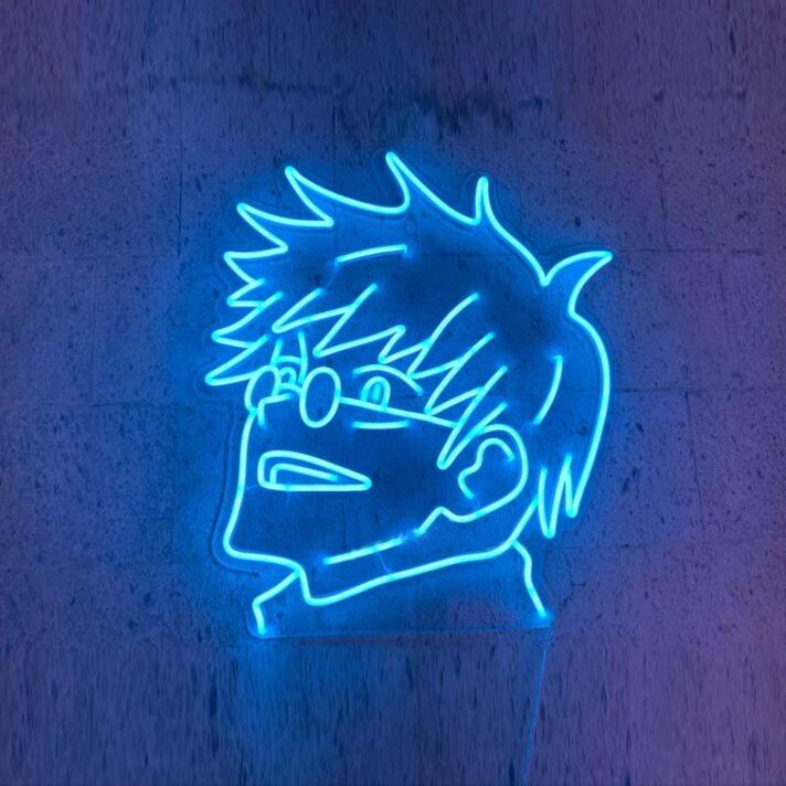 Boy With Glasses Neon Sign