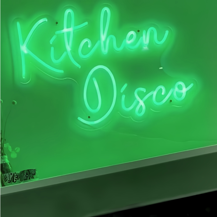 Kitchen Disco Neon Sign Turn Your Kitchen into a Dance Party