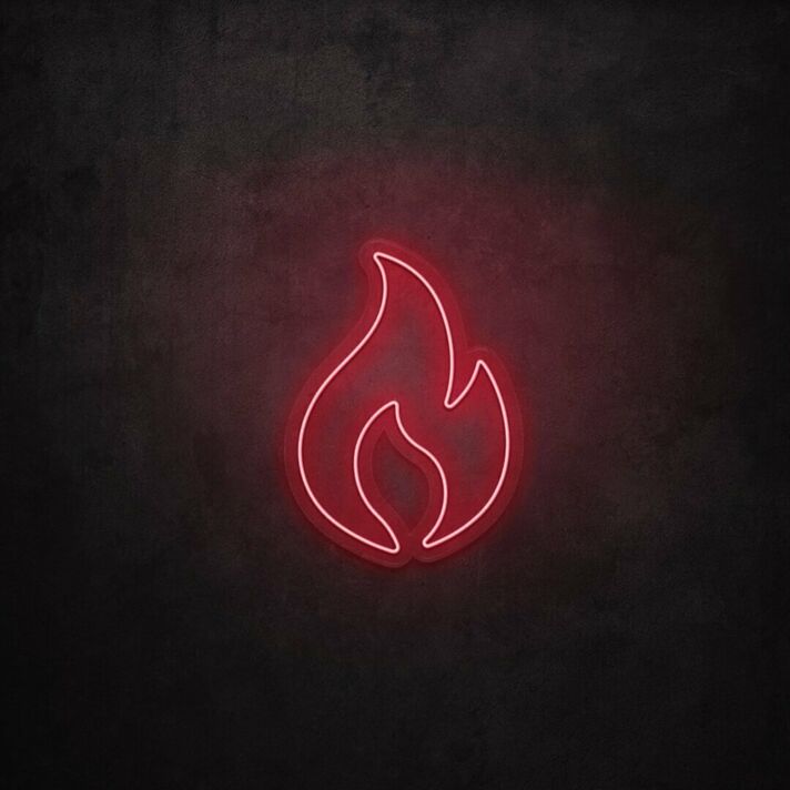 Flame LED Neon Sign