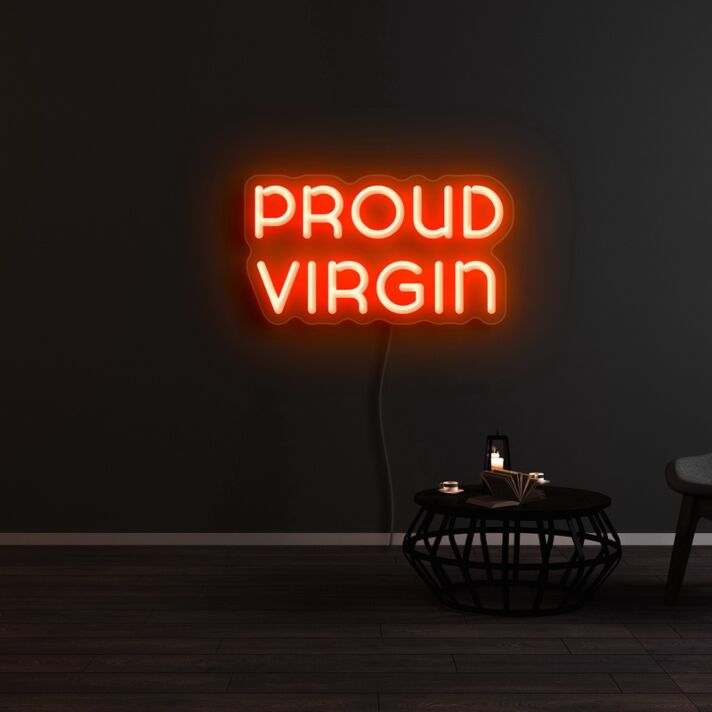 Proud Virgin Neon Sign