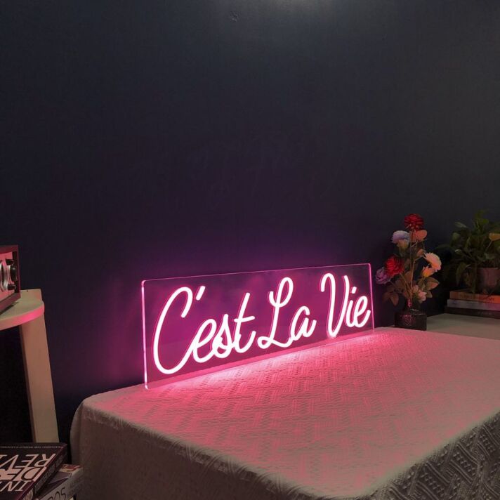 Cest La Vie French Neon Sign
