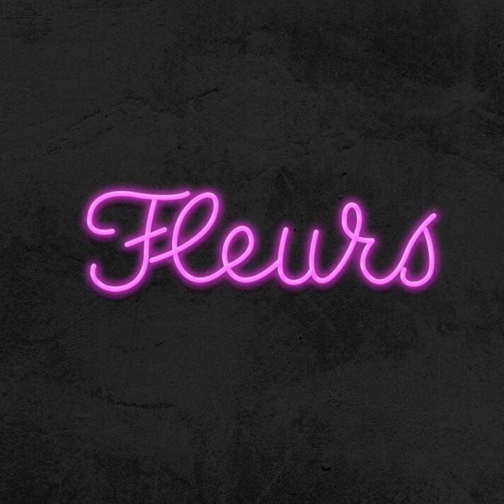 Fleurs Neon Sign