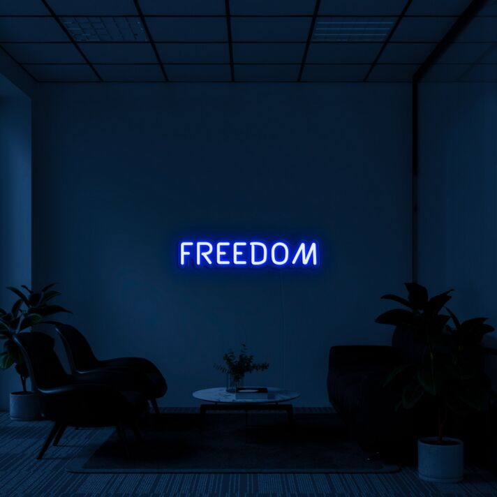 Freedom Neon Sign