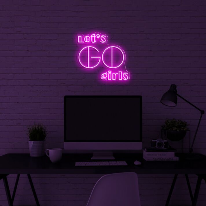 Lets Go Girls Neon Sign