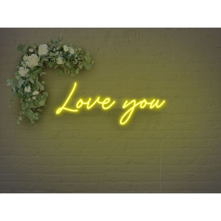Love You Neon Sign