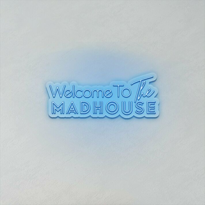 Welcome To The Madhouse LED Sign