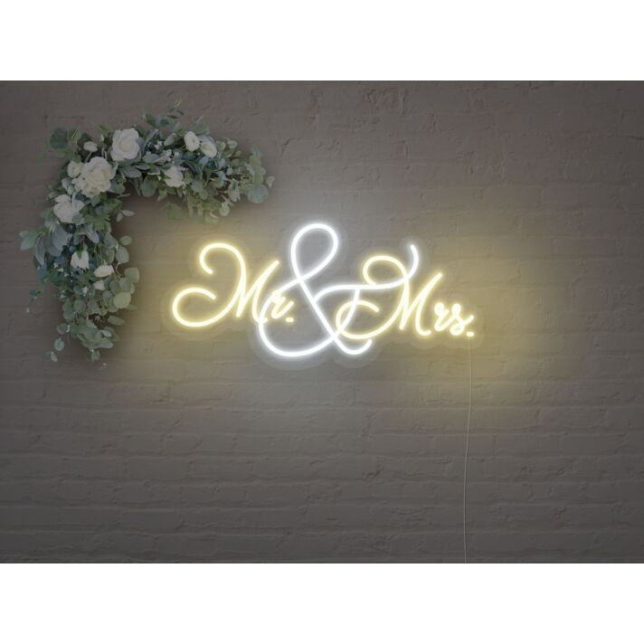 Mr And Mrs Neon Sign