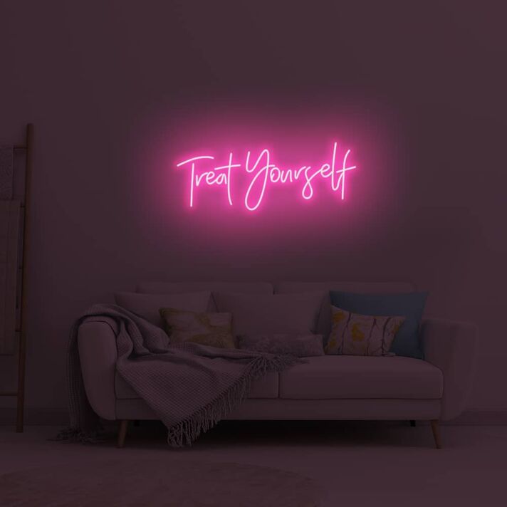 Treat Yourself LED Neon Sign