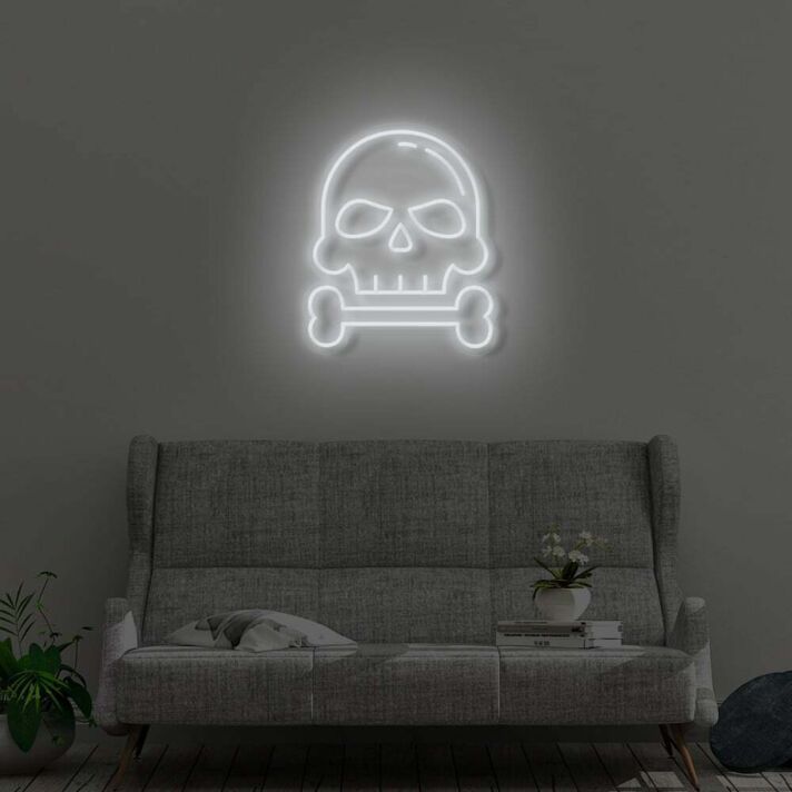 Skull LED Sign