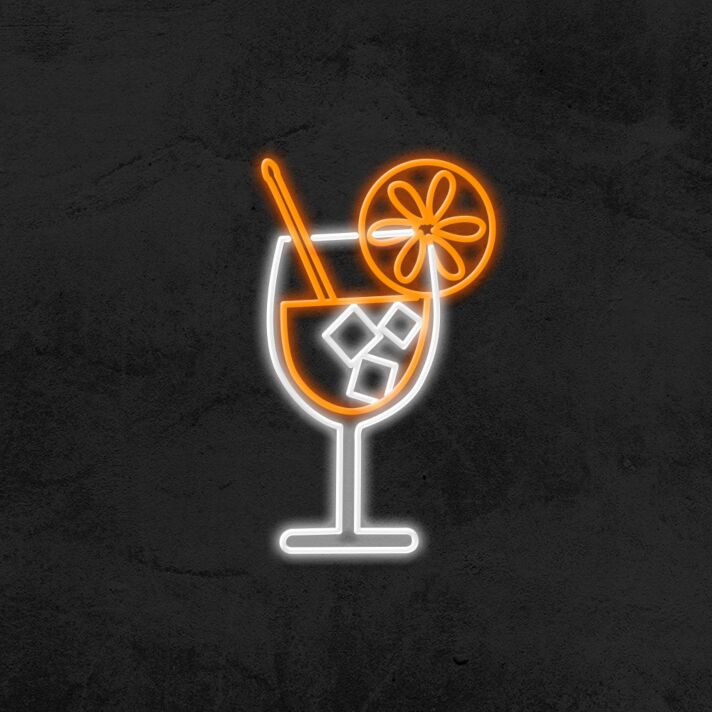 Orange Juice Neon Sign