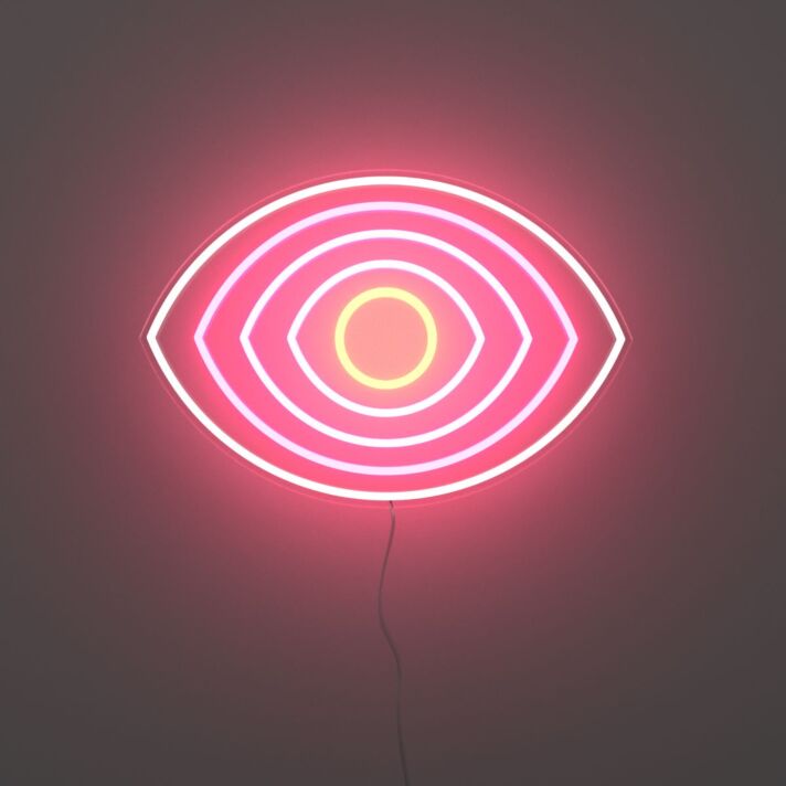 Pink Im Watching You Eye Neon Sign