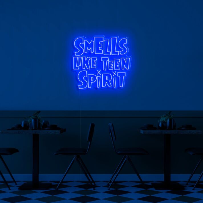Smells Like Teen Spirit Neon Sign