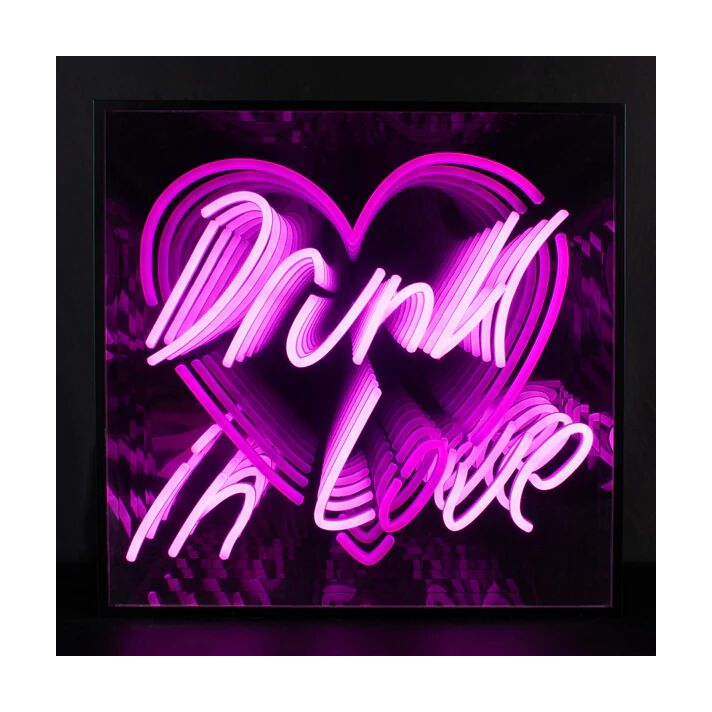 Drunk In Love Infinity Mirror Neon Sign