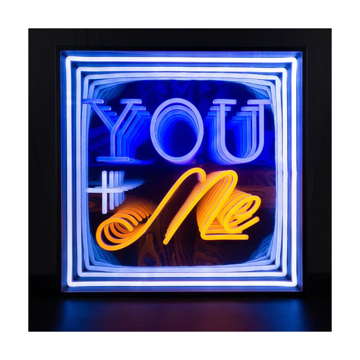 You Me Infinity Mirror Neon Sign