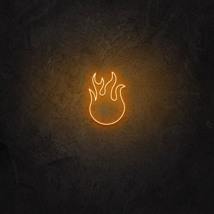 Flame LED Neon Sign