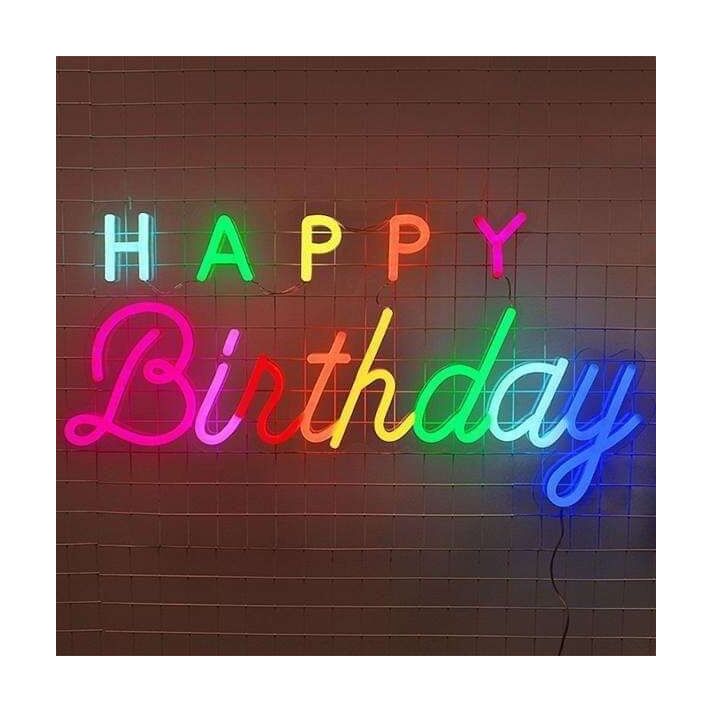 Happy Birthday Custom Neon Sign