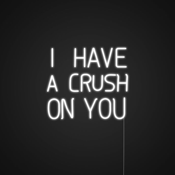I Have A Crush On You Neon Sign