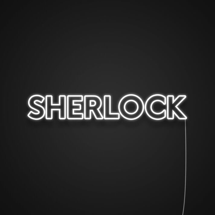 Sherlock Neon Sign
