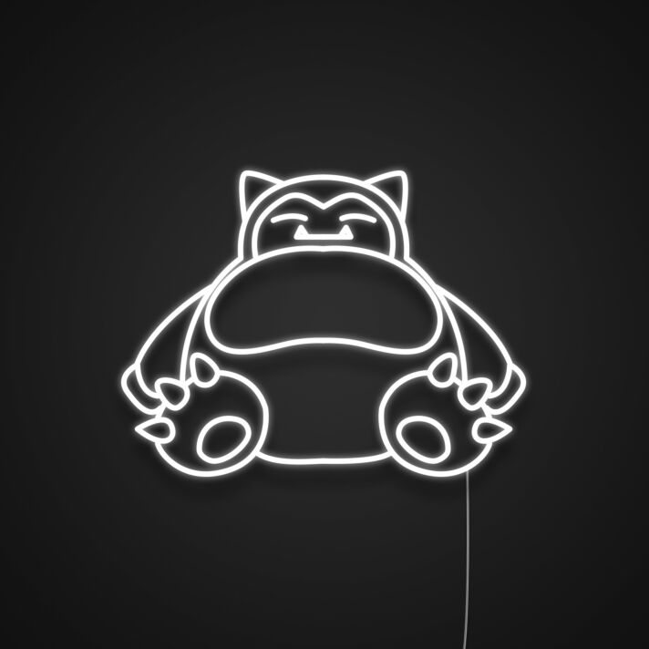 Snorlax Neon Sign