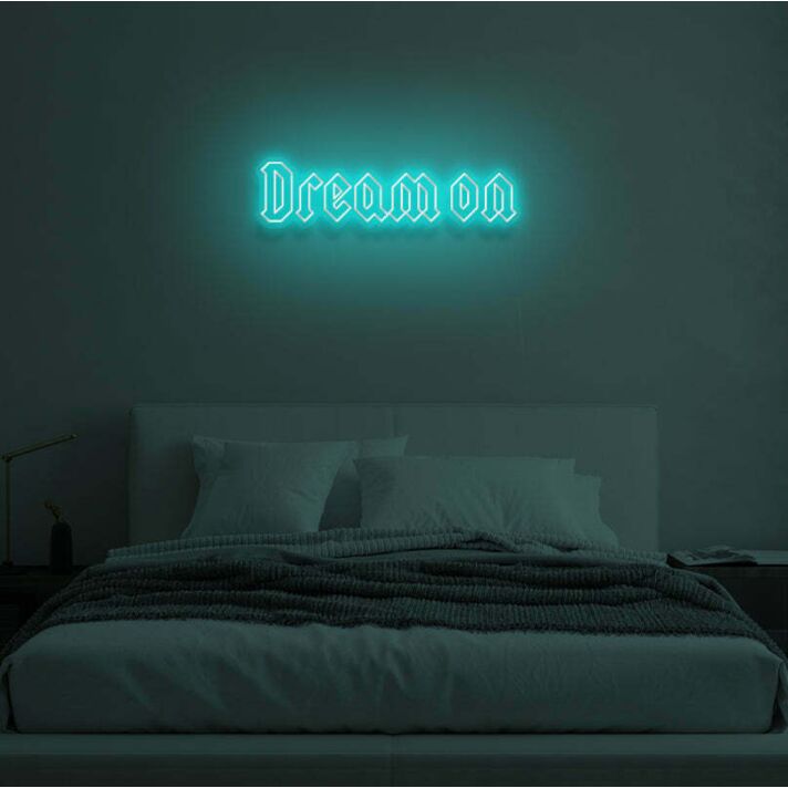 DREAM ON" LED Neon Sign
