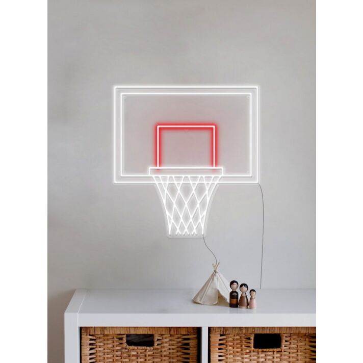 Baksetball Hoop Neon Sign