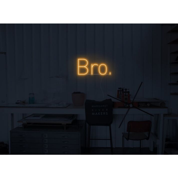 Bro Neon Sign