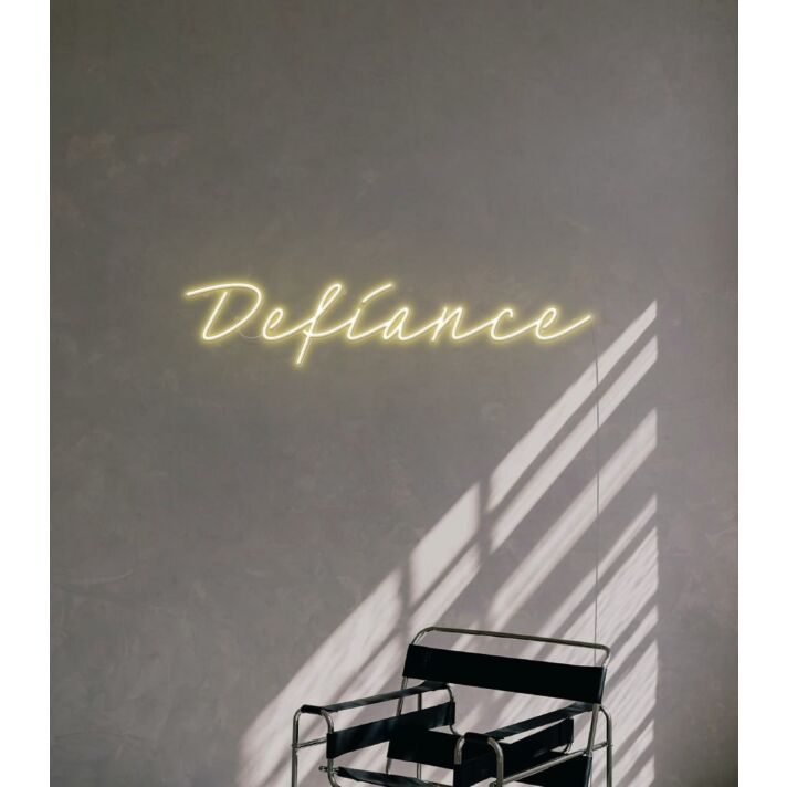 Defiance Neon Sign
