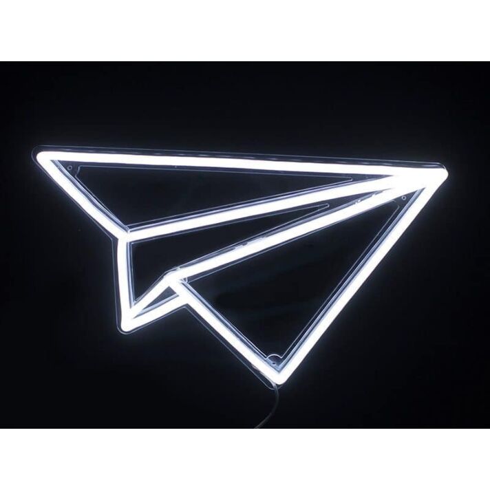 Paper Plane Neon Sign