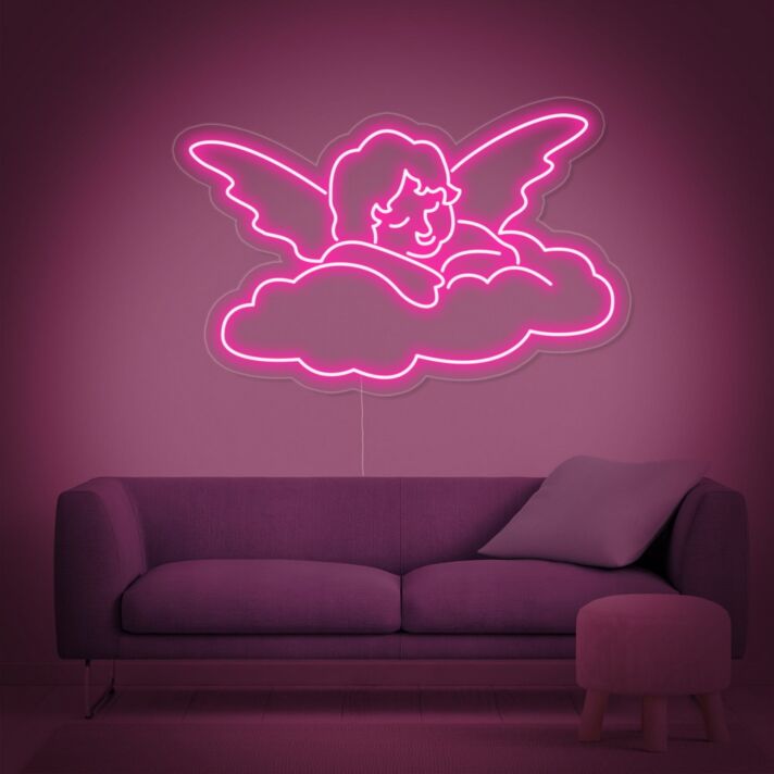 Angel Baby Cupid Neon Sign