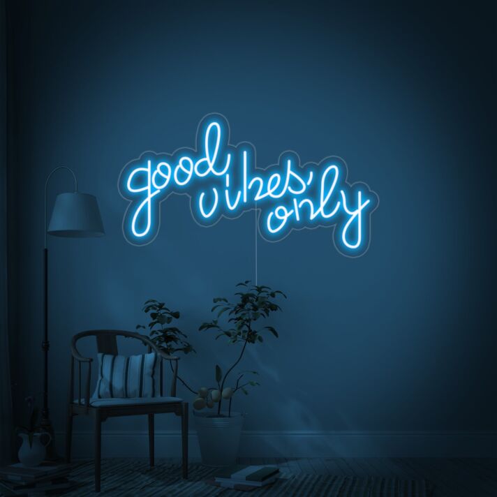 Good Vibes Only Neon Sign