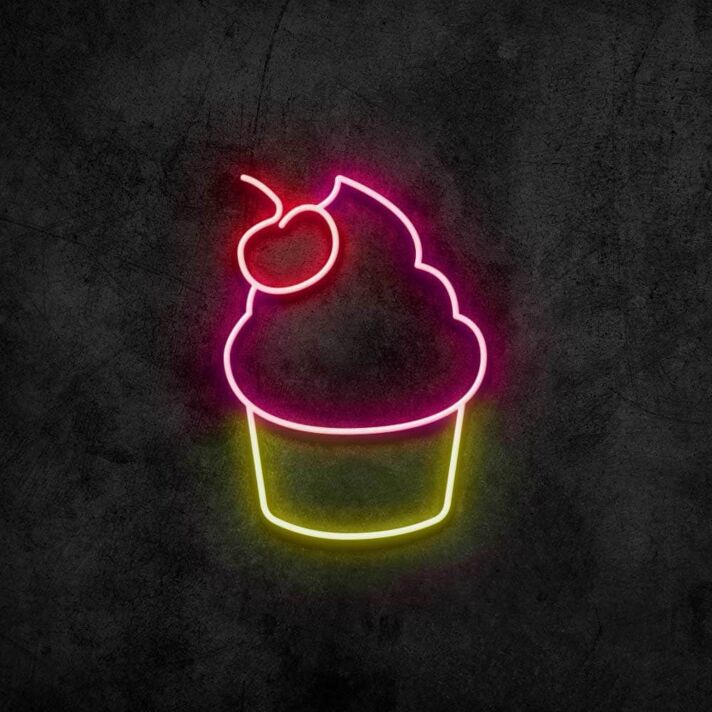 Cupcake Neon Sign