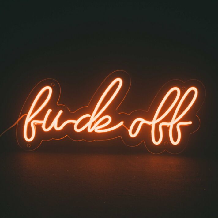 Fuck Off Neon Sign