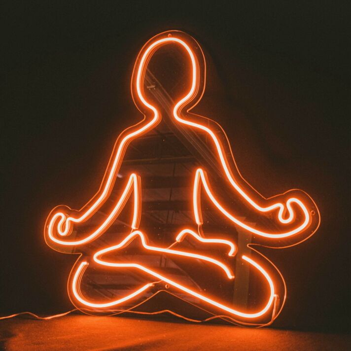 Peace Yoga Neon Sign