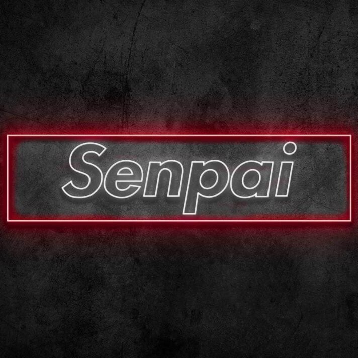 Supreme Senpai Neon Sign