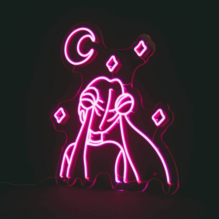 Usagi Moon Neon Sign