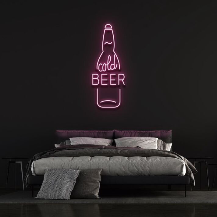 Cold Beer Neon Sign