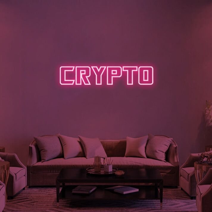 Crypto Neon Sign
