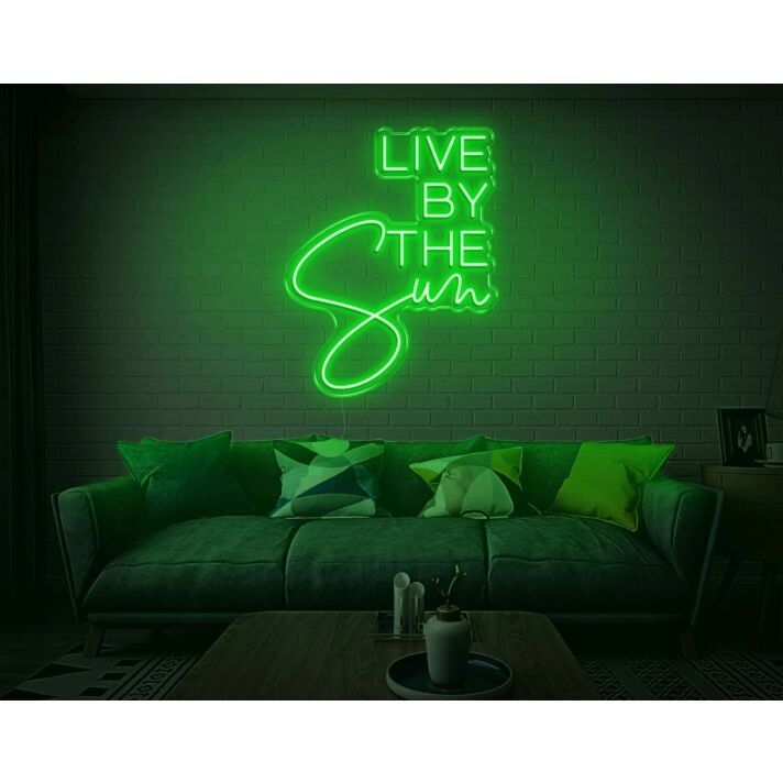 Live By The Sun LED Neon Sign
