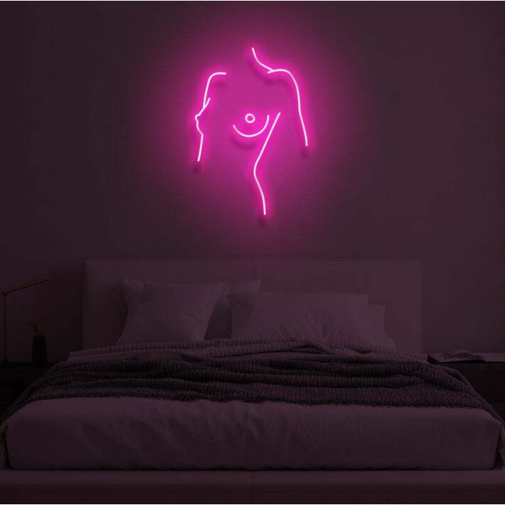 WOMAN BODY" LED Neon Sign