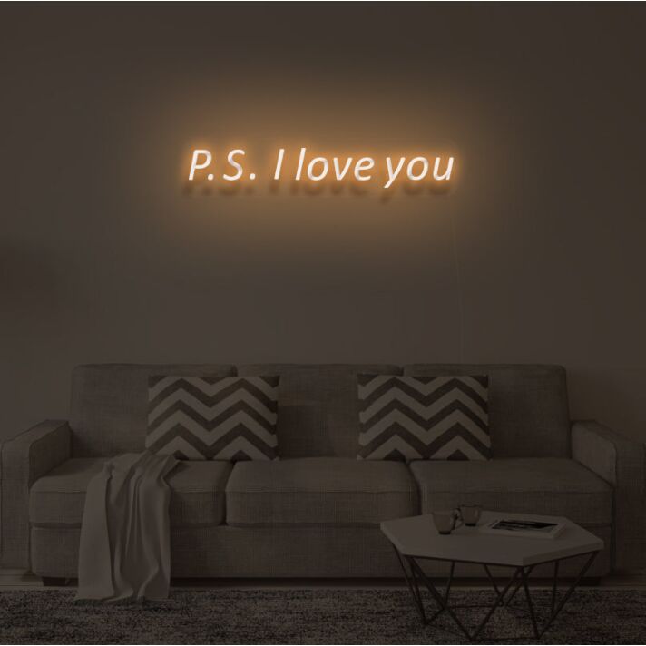 PS I LOVE YOU LED Neon Sign