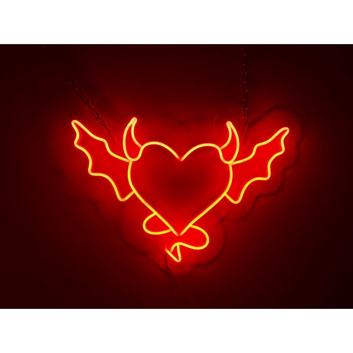 Devil Angel And Demon Neon Sign